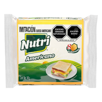 QUESO AMERICANO NUTRI 24/140 GRS