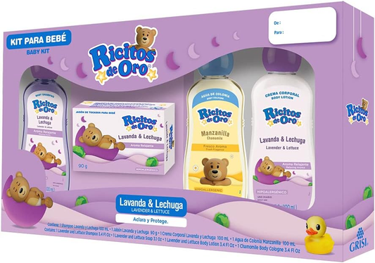 RICITOS DE ORO 12/1 MINI KIT LAVANDA