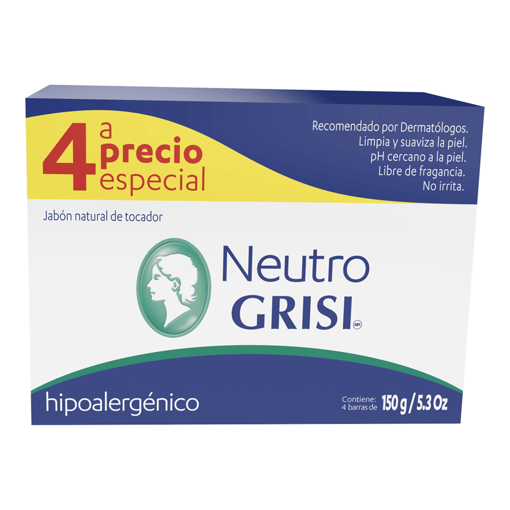 GRISI JABON 10/4/150 GR NEUTRO