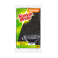 FIBRA PARRILLA SCOTCH NEGRA E/12