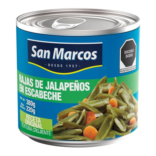 CHILES SMARC JALAPENOS 24/380GR