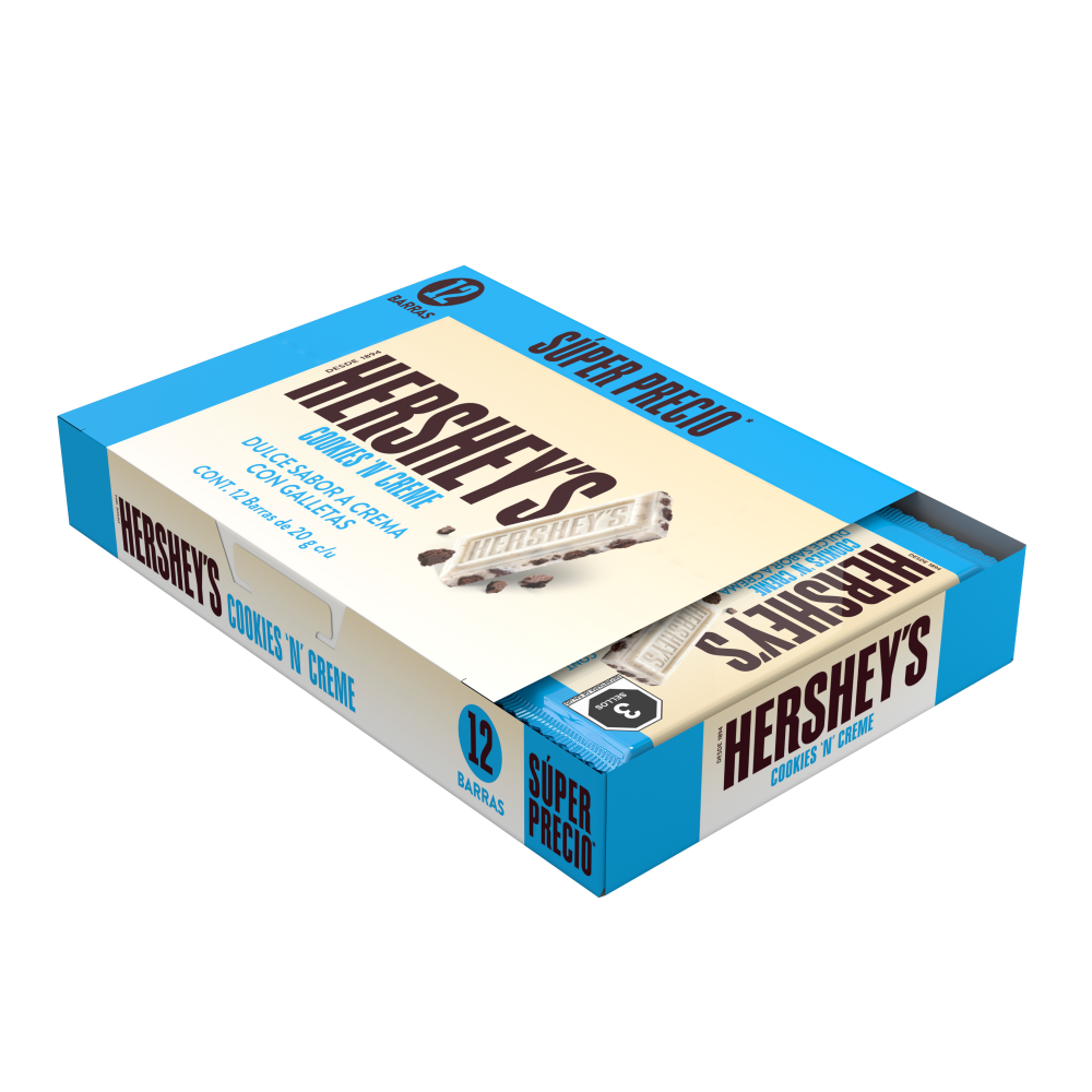 HERSHEYS BARRA CNC EXH 12/20 GRS