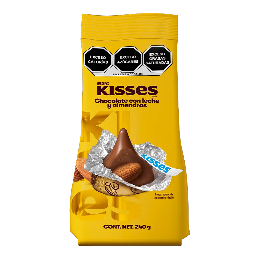 KISSES ALMENDRA 12/240 GRS
