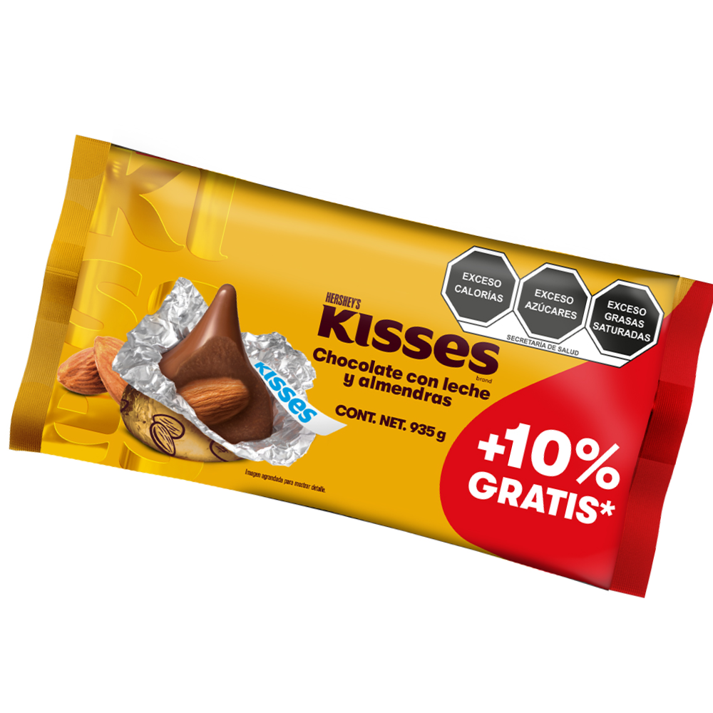 KISSES POUCH ALMENDRA 5/935 GRS
