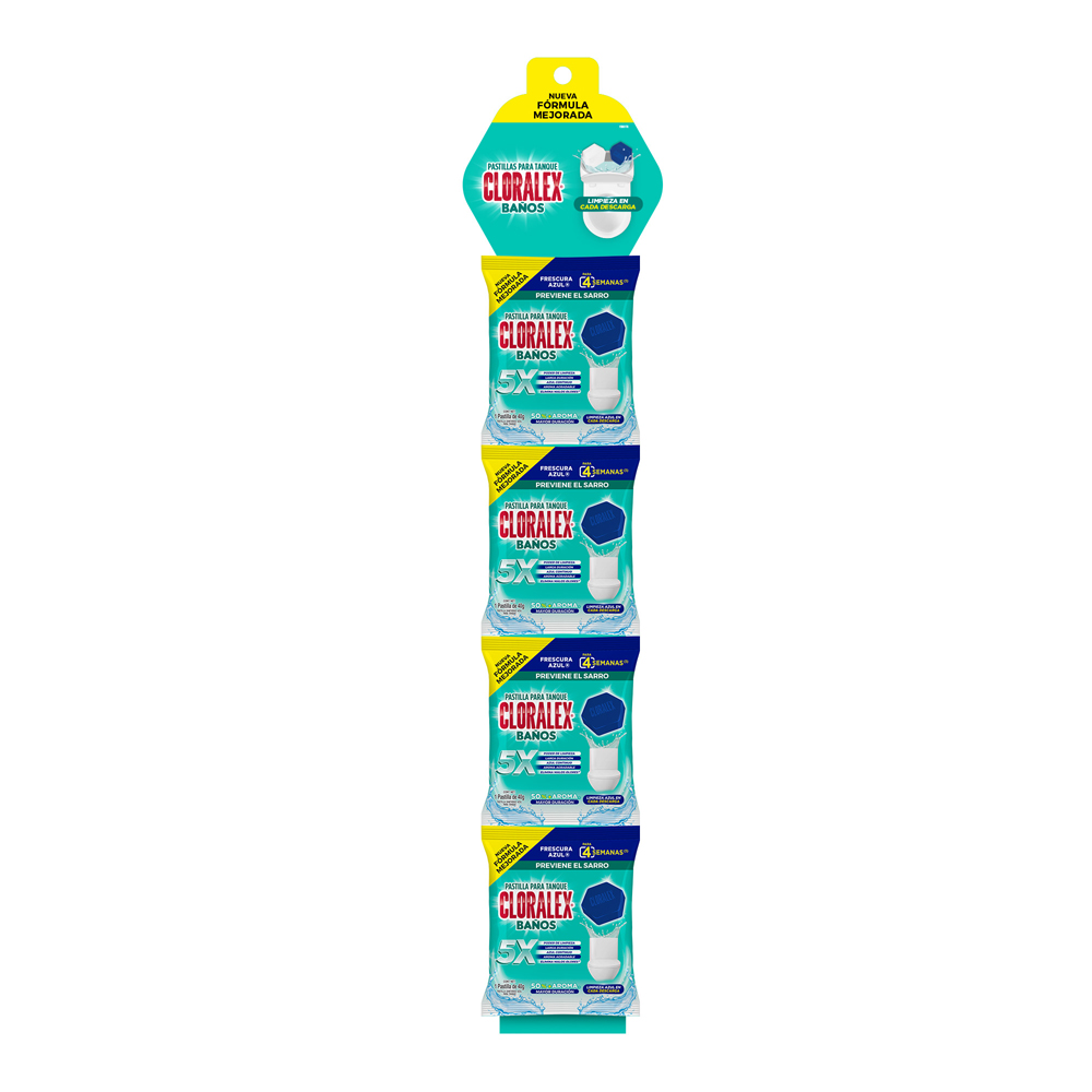 CLORALEX PASTILLA TANQUE AZUL 6/4 PAST