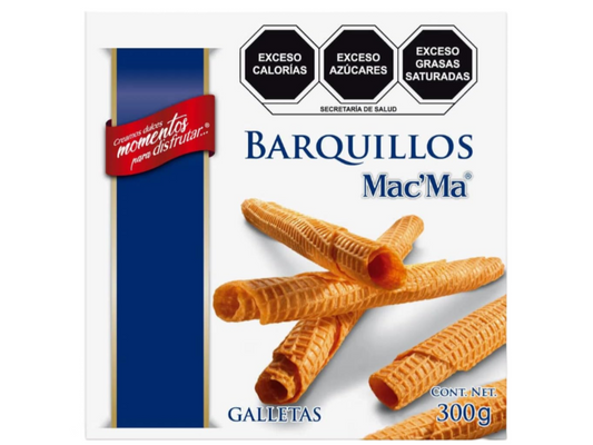 G. MAC MA BARQUILLO 12 300 GRS