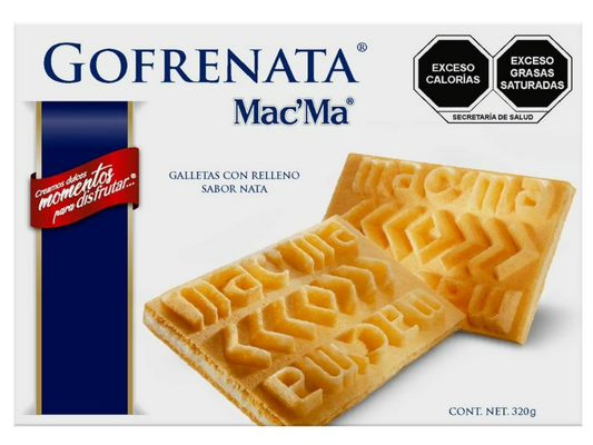 G. MAC MA GOFRENATA VAINILLA 12/320 GRS.