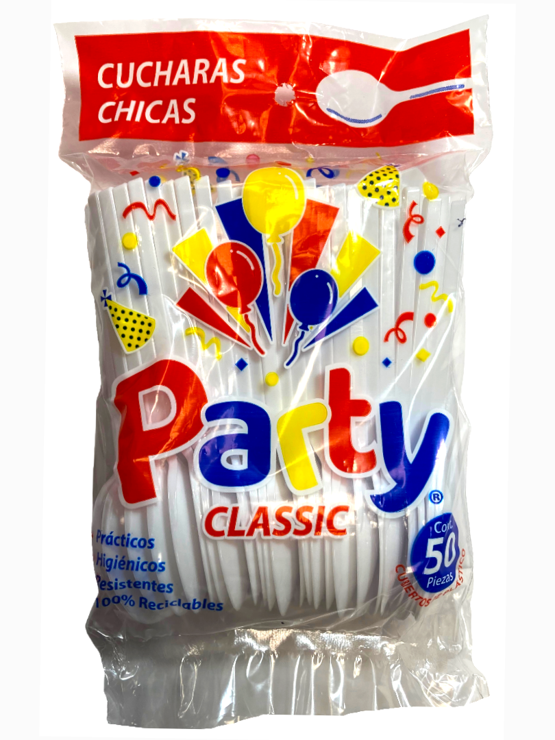CUCHARA CHICA PARTY CLASSIC 60/50PZ