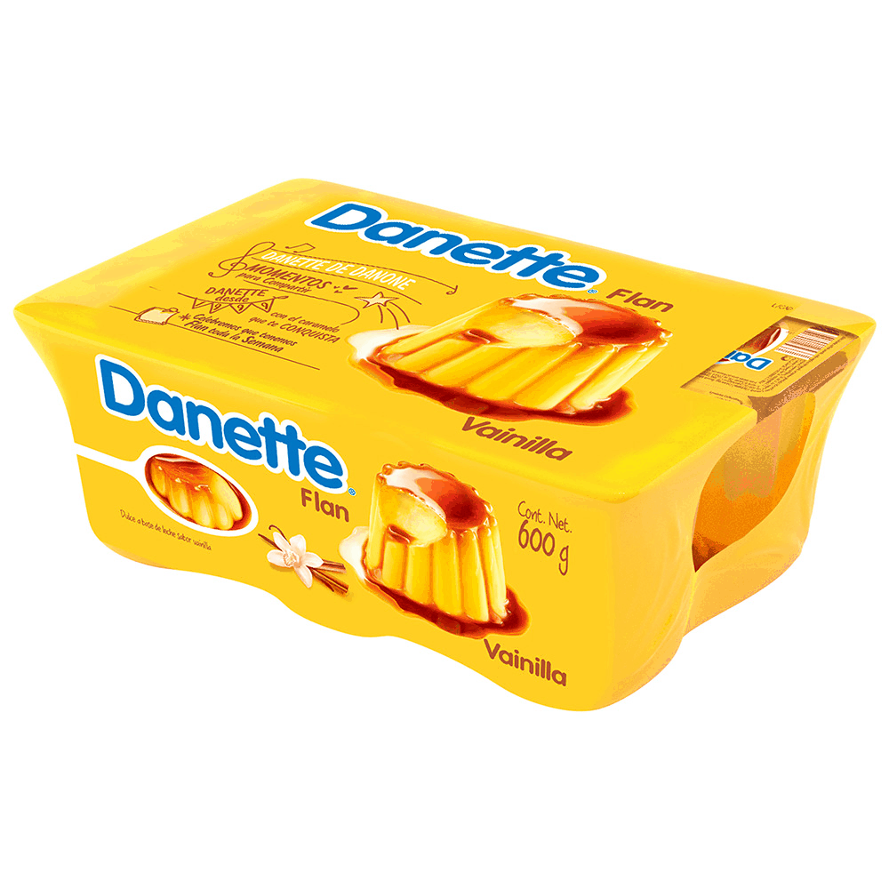 DANETTE FLAN MPACK 8/600GRS
