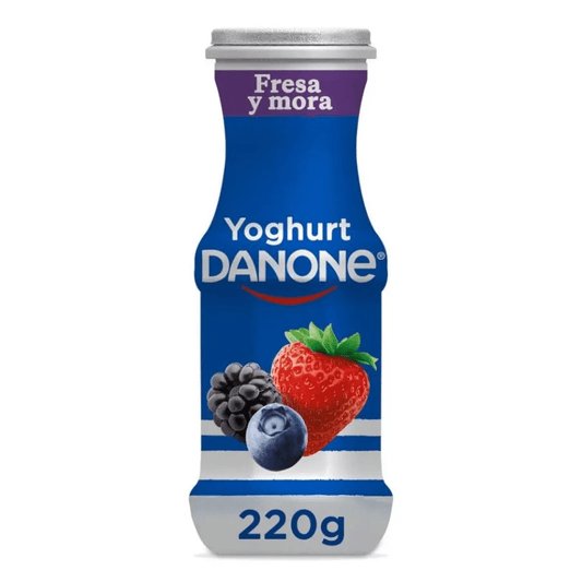DANONE 8/220 GRS FRESA MORAS