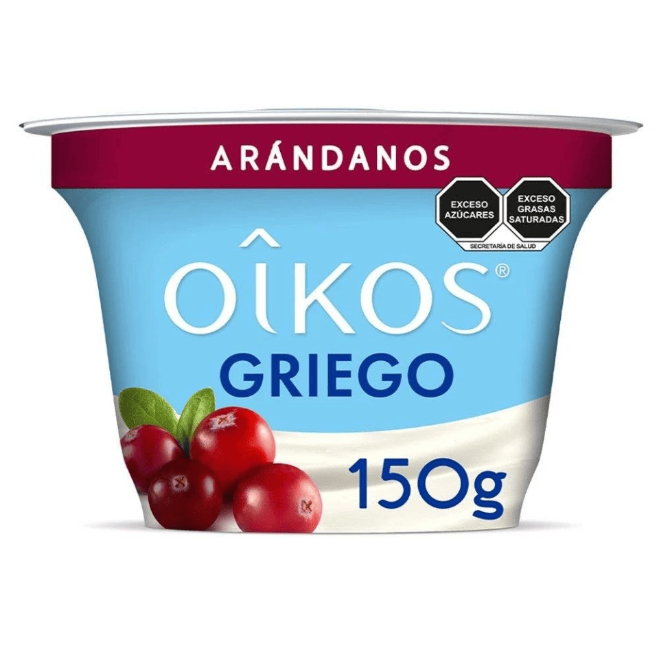 DANONE OIKOS 8/150 GR ARANDANO