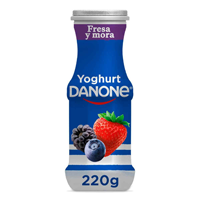 DANONE 8/220 GRS FRESA MORAS
