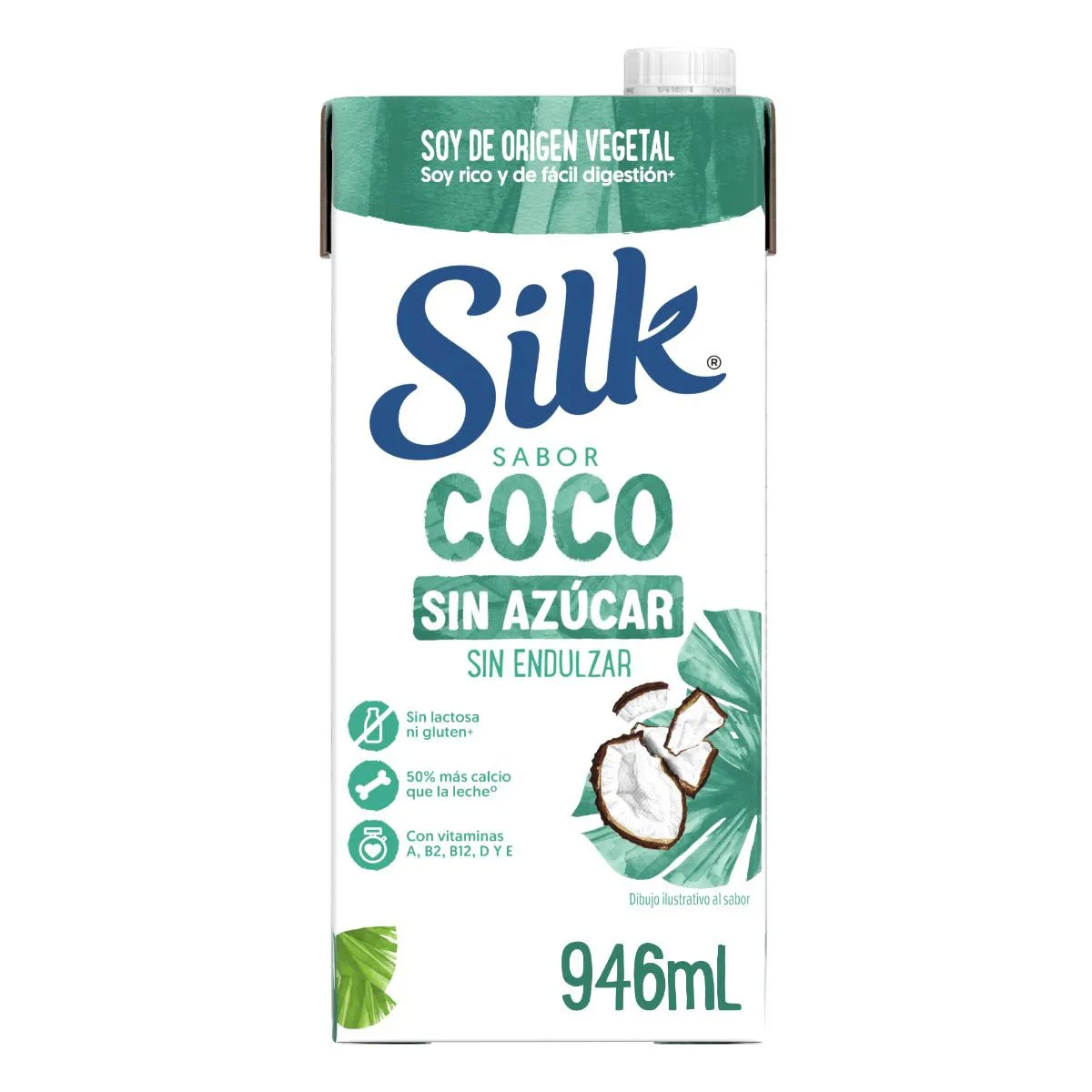 SILK COCO S/AZUCAR 6/946ML