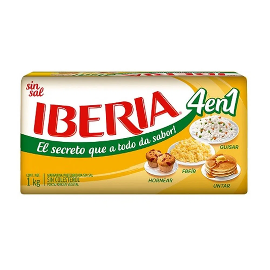 IBERIA MARGARINA S/SAL 1 KG.