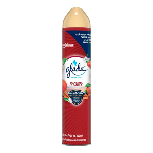 GLADE AERO 12/400ML MANZANA/CANELA