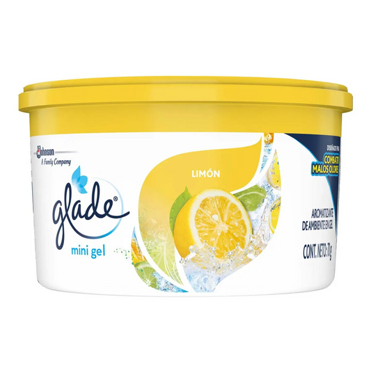 GLADE MINI GEL 30 70GR LIMON