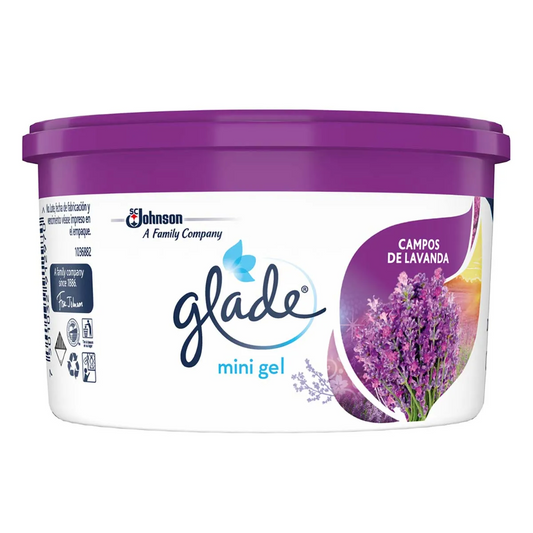 GLADE MINI GEL 30/70GR CAMPOS LAVANDA