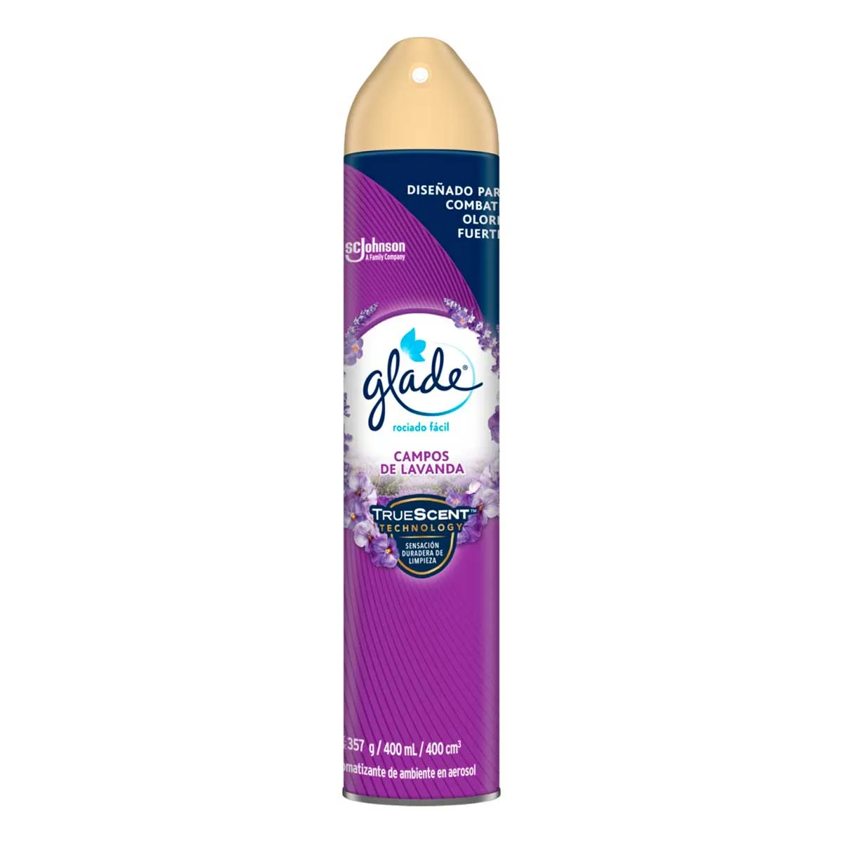 GLADE AERO 12/400ML CAMPOS LAVANDA