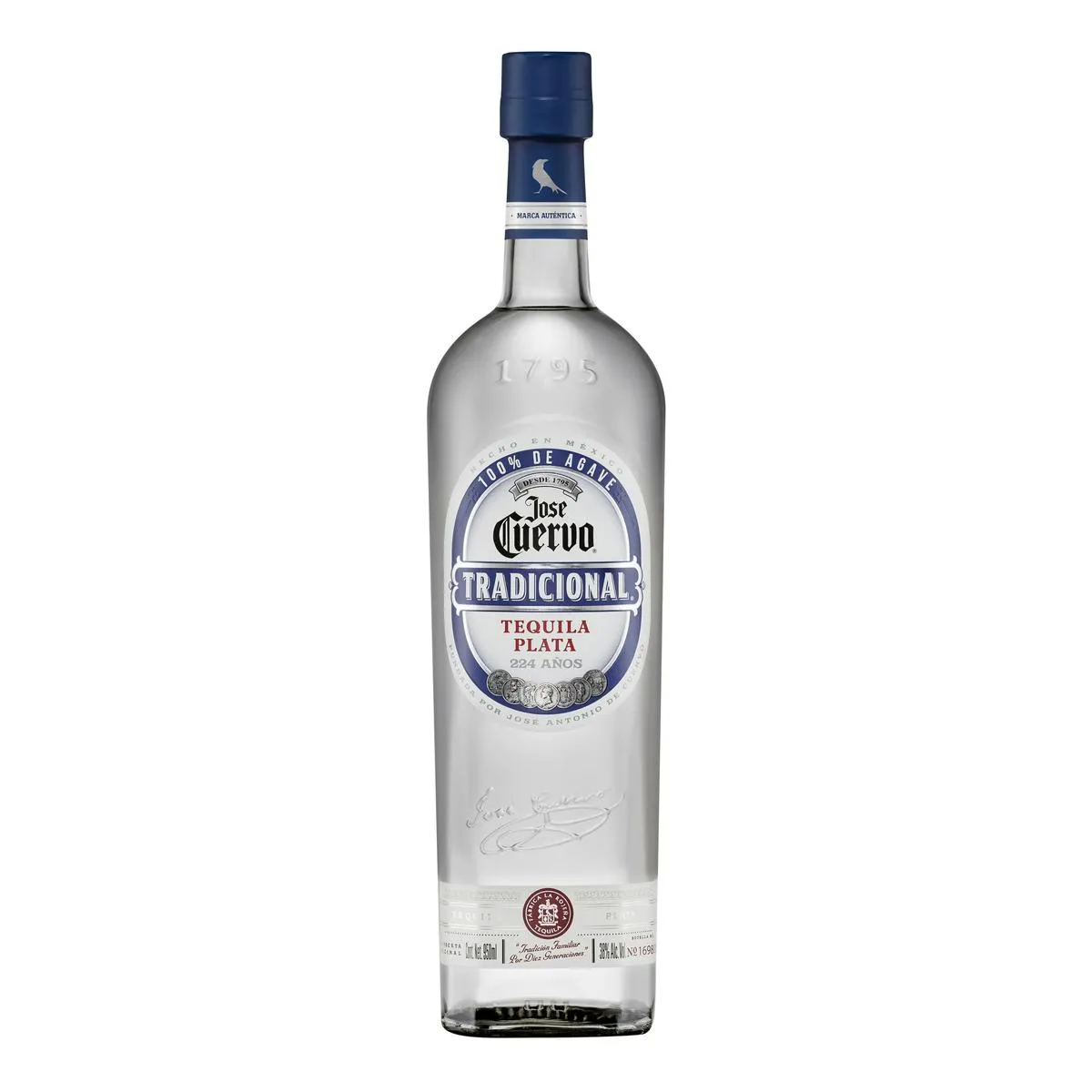 TEQ.CUERVO TRADICIONAL PLATA 12/950ML