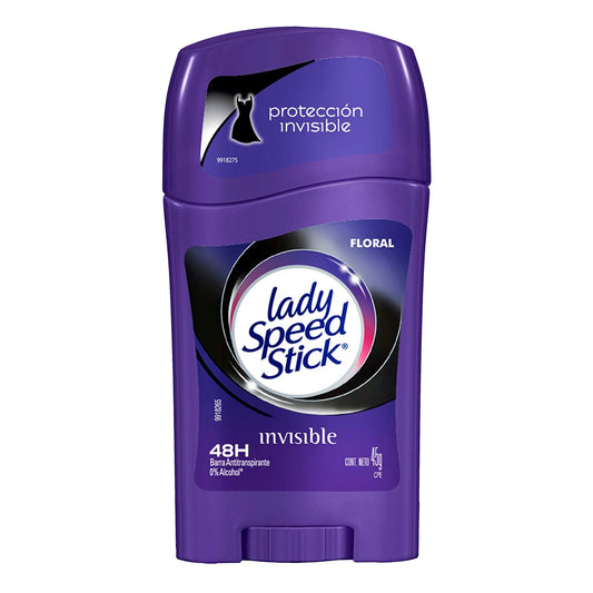 Antitranspirante Lady Speed Stick Invisible Floral en Barra de 45 g