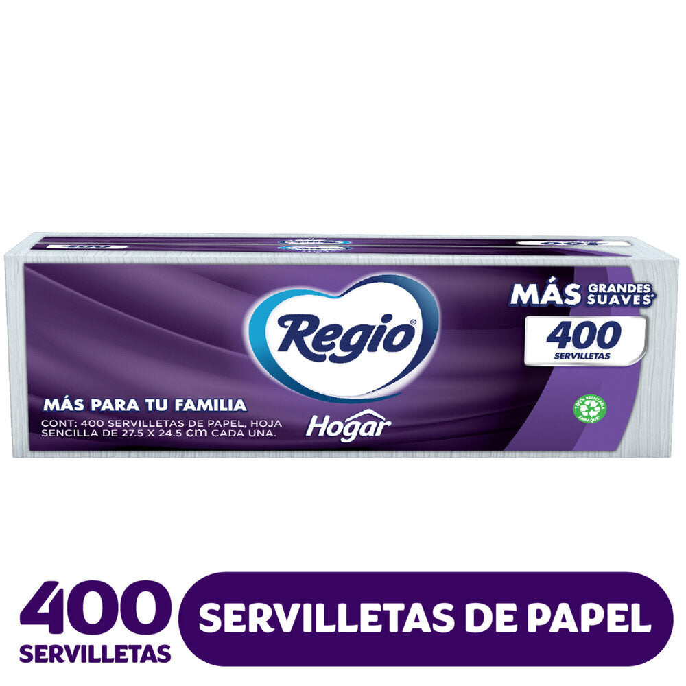 Servilletas Regio Hogar 500 pzas