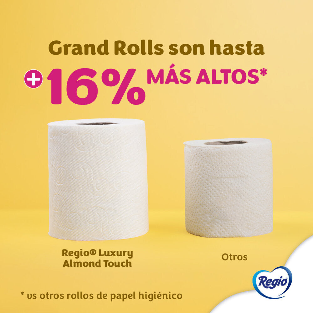 Papel Higiénico Regio Luxury Almond Touch 8 rollos