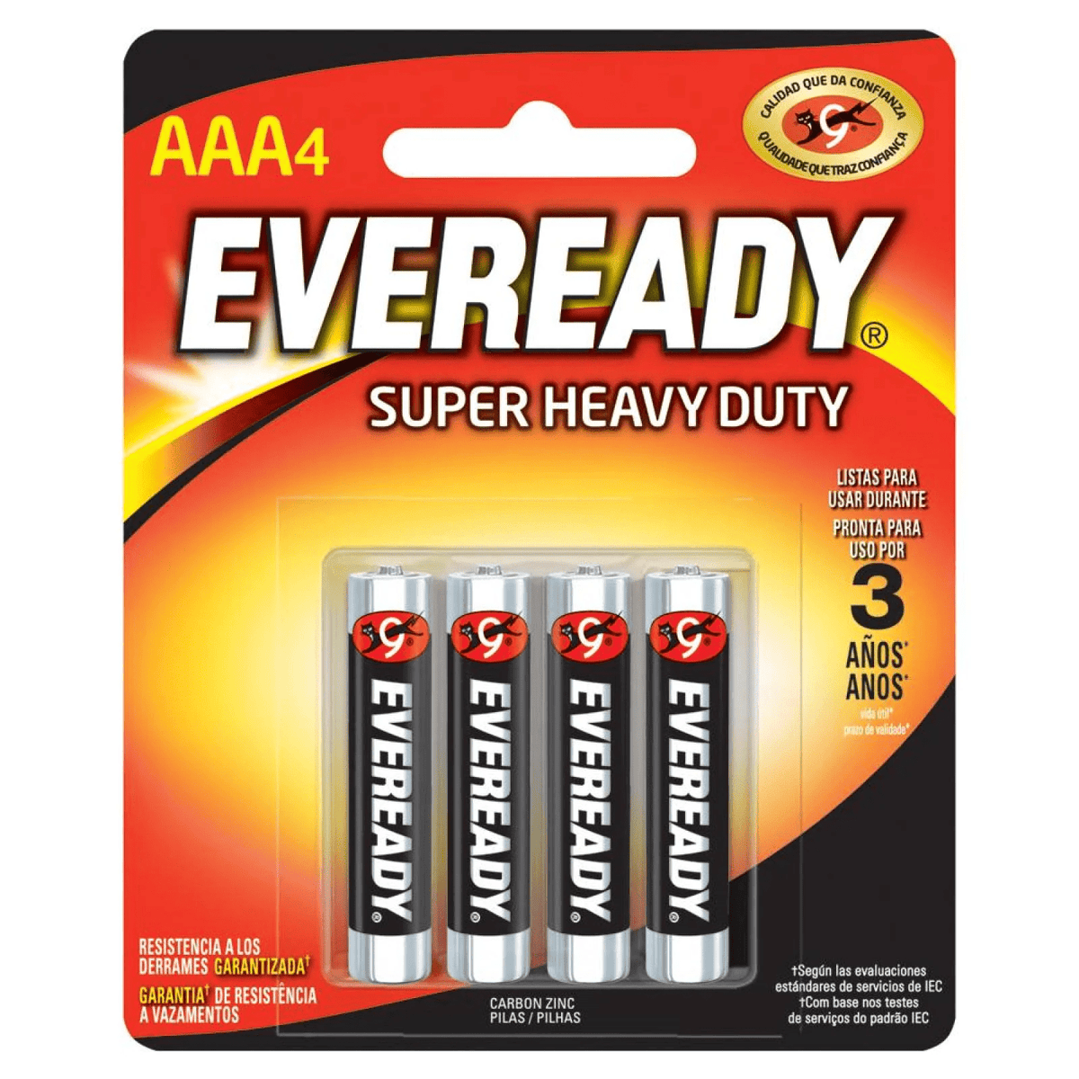 PILA EVEREADY AAA  PZ/CJ