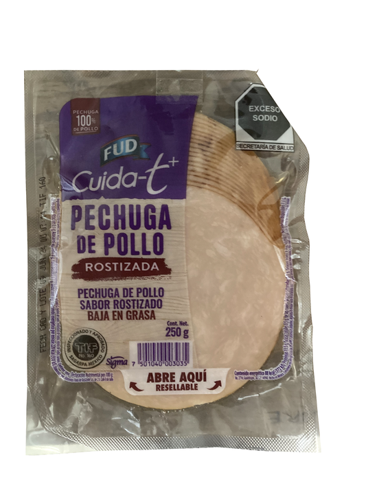 PECHUGA DE POLLO ROSTIZADA FUD 250GRS