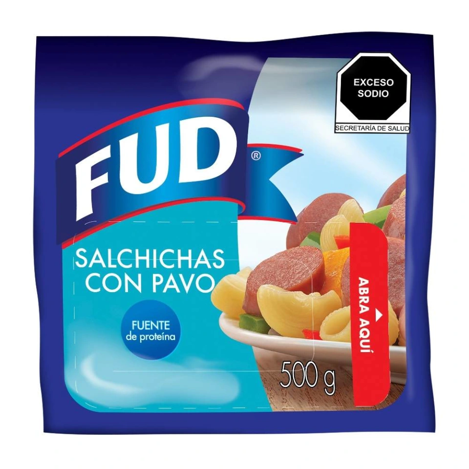 SALCHICHA FUD DE PAVO 500 GRS