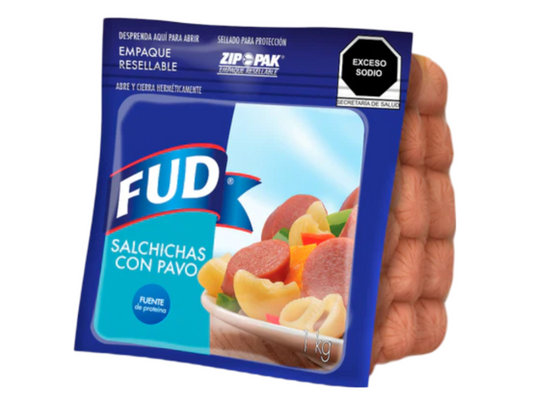 SALCHICHA DE PAVO TLF 1KG