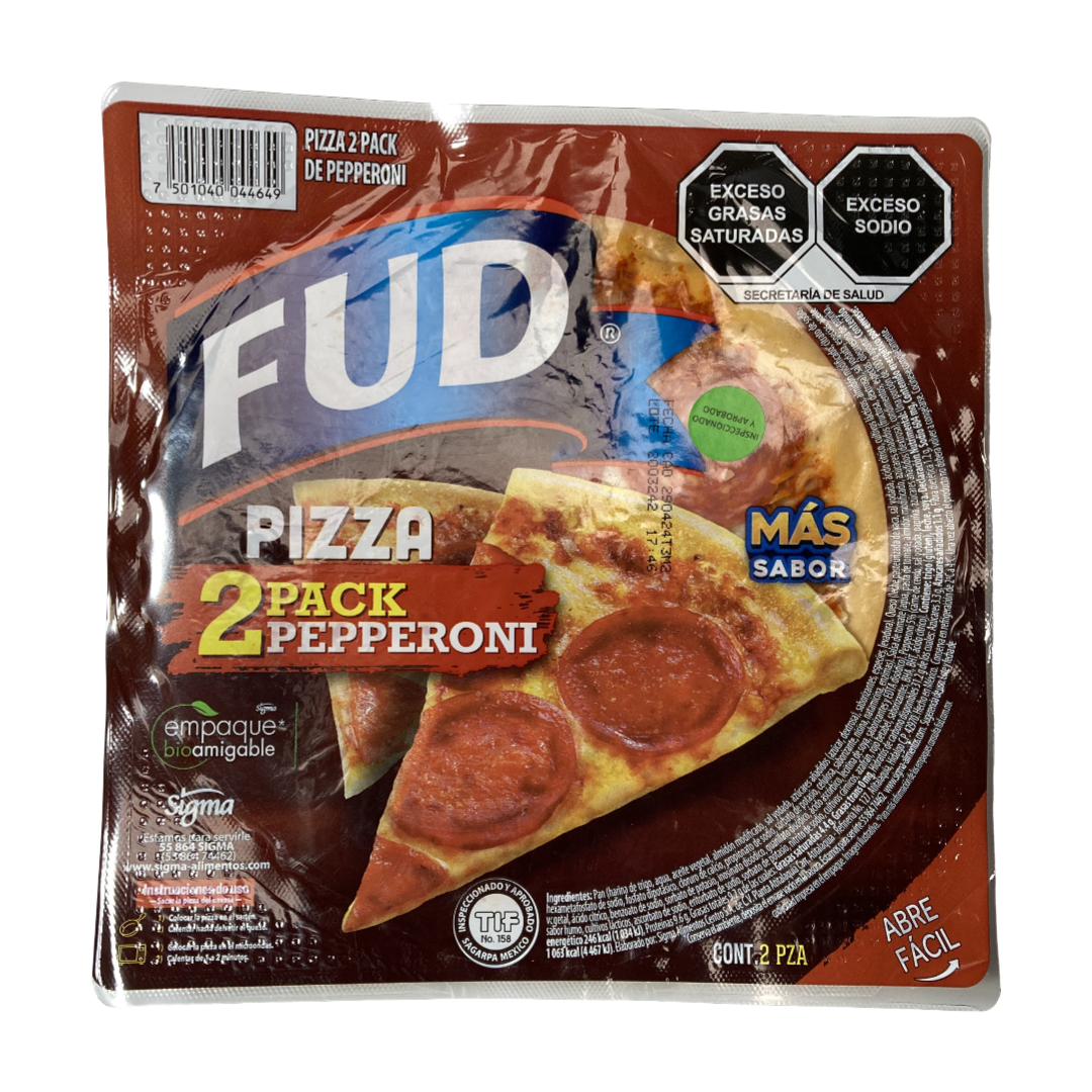 PIZZA PEPPERONI IND 2 PACK 1/1