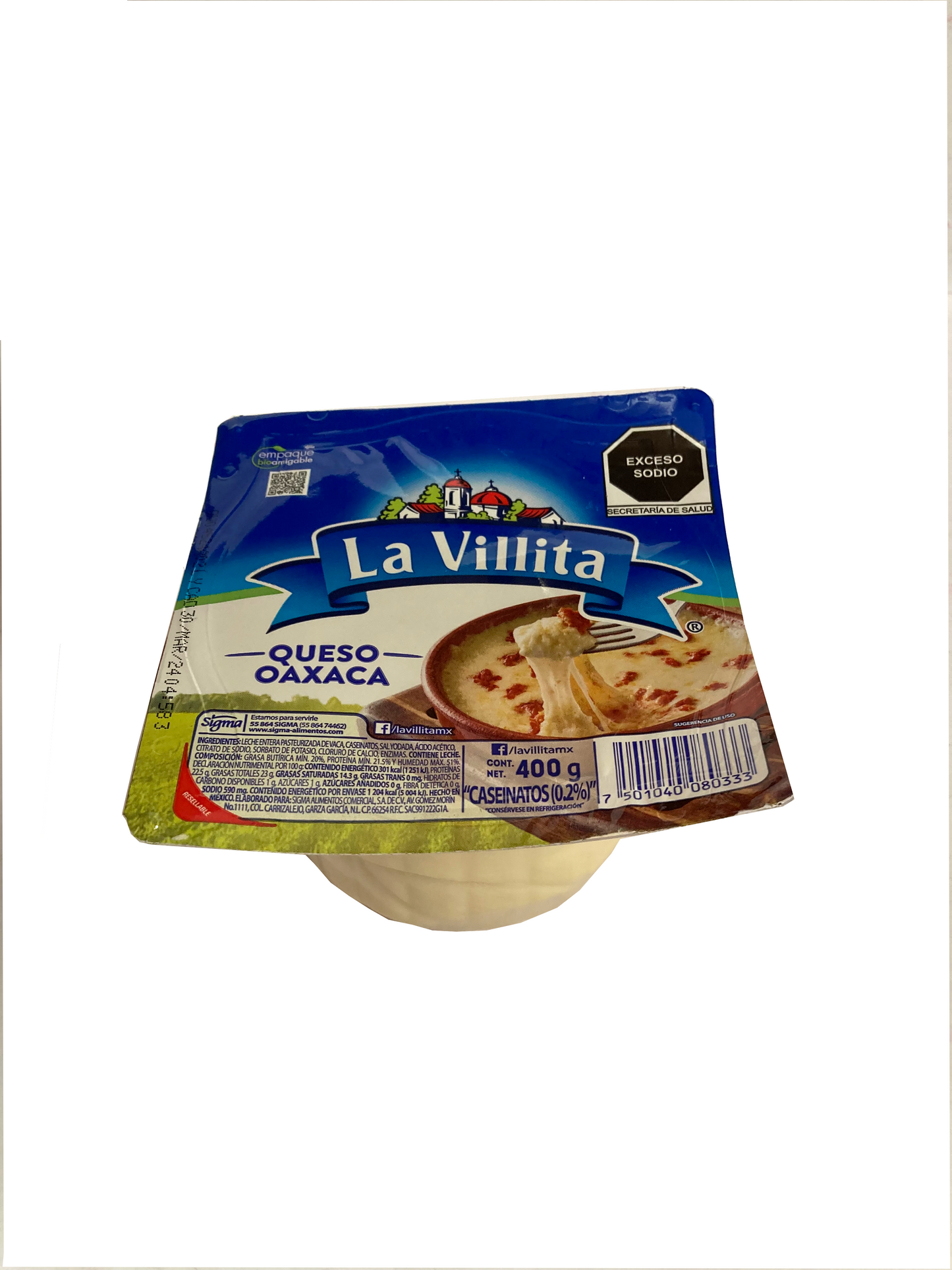 QUESO OAXACA VILLITA 1/400 GRS