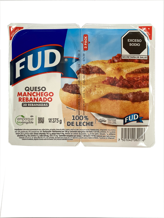 QUESO MANCHEGO 2PACK FUD 375GRS