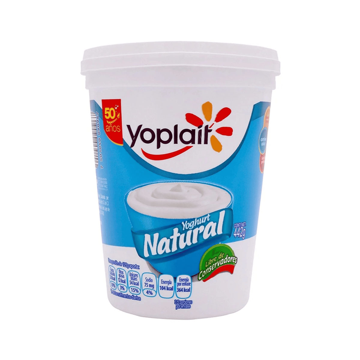 YOGURT YOPLAIT 12/442 g NATURAL