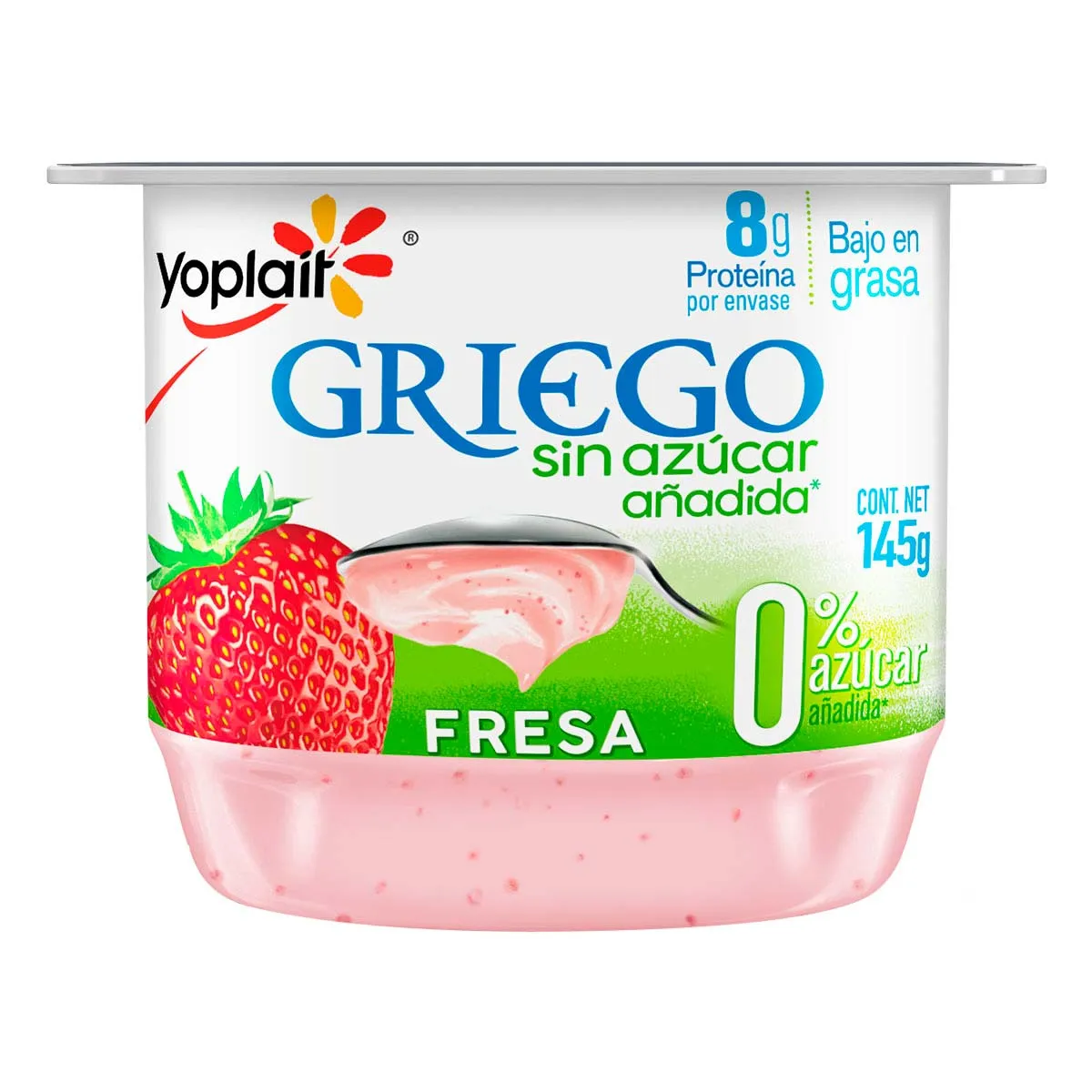 YOGURT YOPT GRIEGO S/AZU FRESA 145GRS