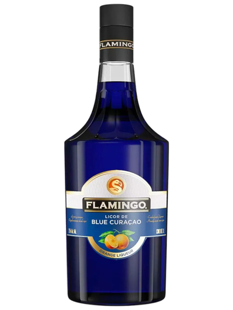LICOR FLAMINGO BLUE CURAZAO 12/1L