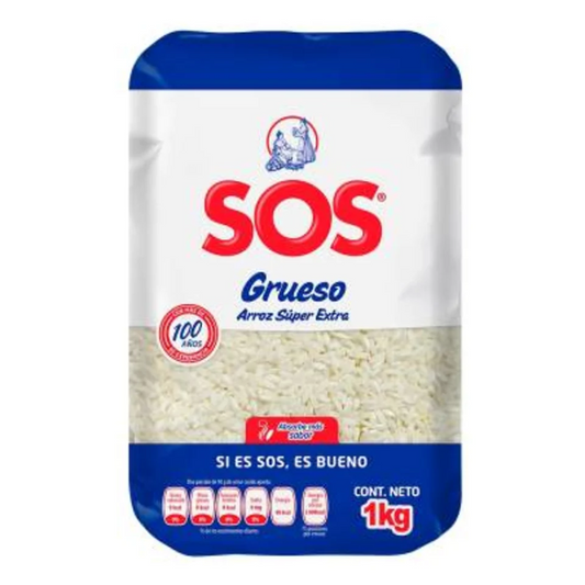 ARROZ SOS 12 1 KG TIPO MORELOS