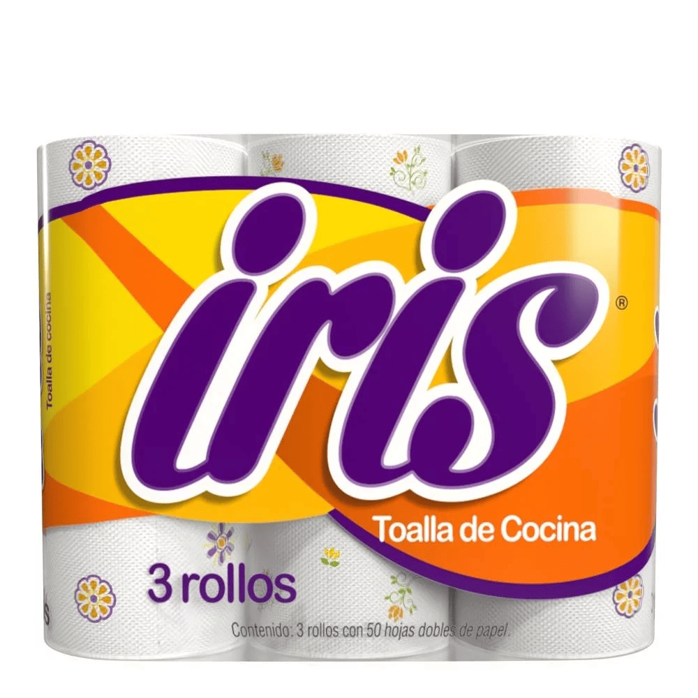 TOALLA DE COCINA IRIS 8/3/50
