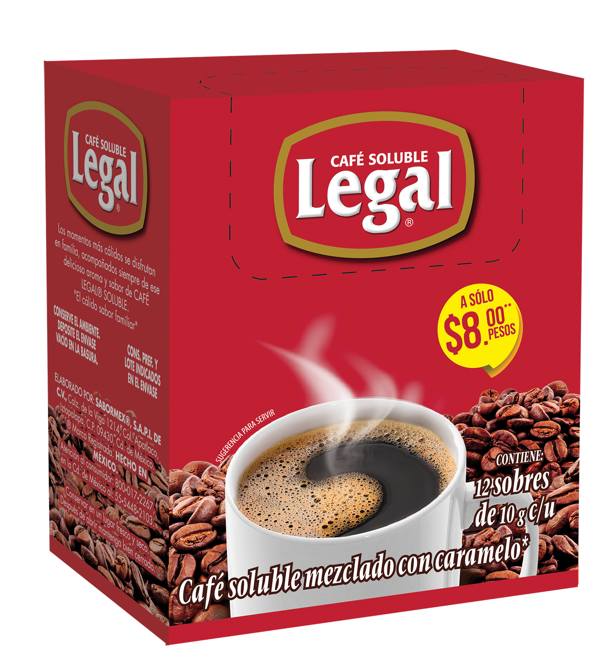 CAFE LEGAL 6/12/10 GR SOBRE SOLUBLE