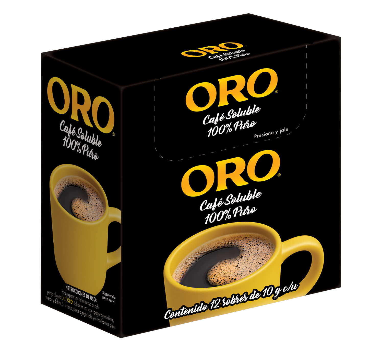 CAFE ORO 6/12/10 GR SOBRE SOLUBLE