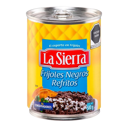 FRIJOL SIERRA NEGRO REFRITO 12 580GR