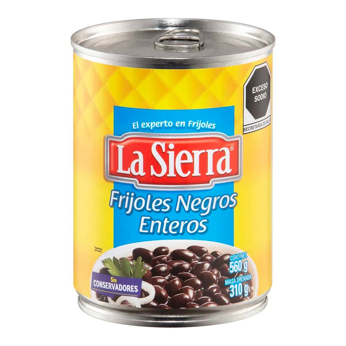 FRIJOL SIERRA NEGRO ENTERO 12/560GR