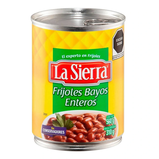 FRIJOL SIERRA BAYO ENTERO 12 560GR