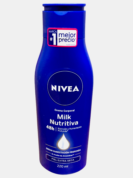 BODY MILK 12/220ML NUTRITIVA EXT SECA