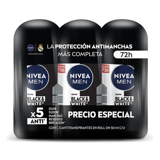 3PACK POWER ROLL ON HM  4/3/50 ML