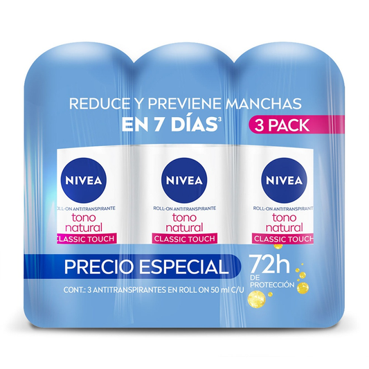 3PACK ROLL ON ACLAR NAT MJ 4/3/50 ML