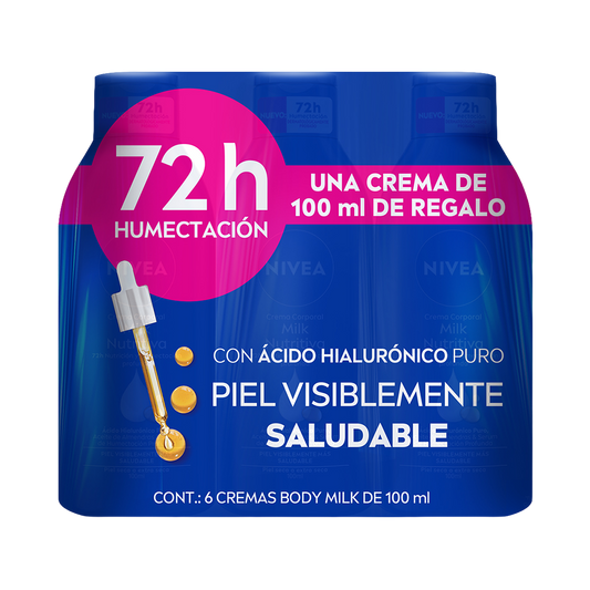 PACK BODY 5 MAS 1 NIVEA  6/100 ML