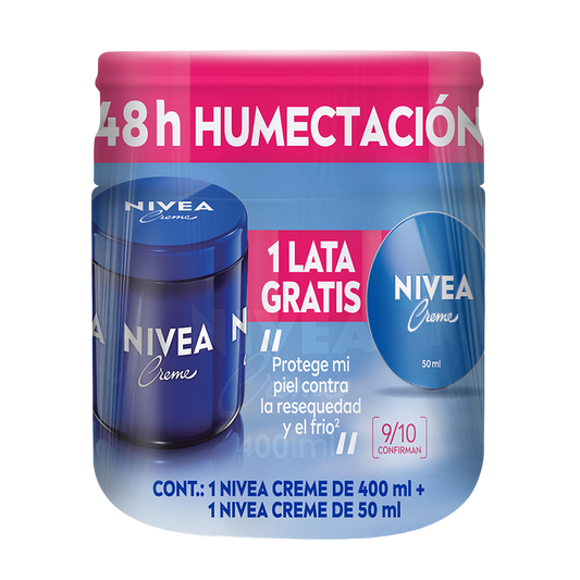 NIVEA CREME 12/2/1 400ML MAS LATA 50ML