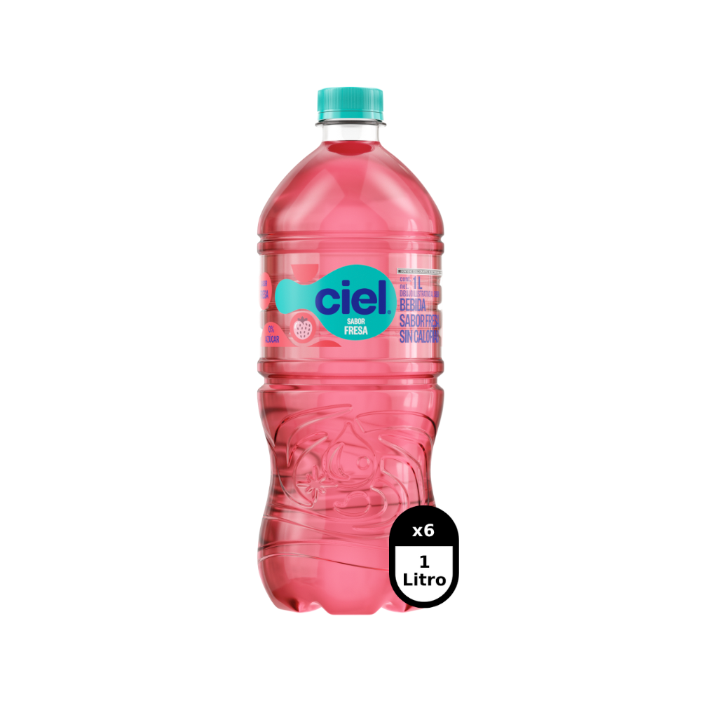 CIEL FRESA SIN AZUCAR 6/1LT