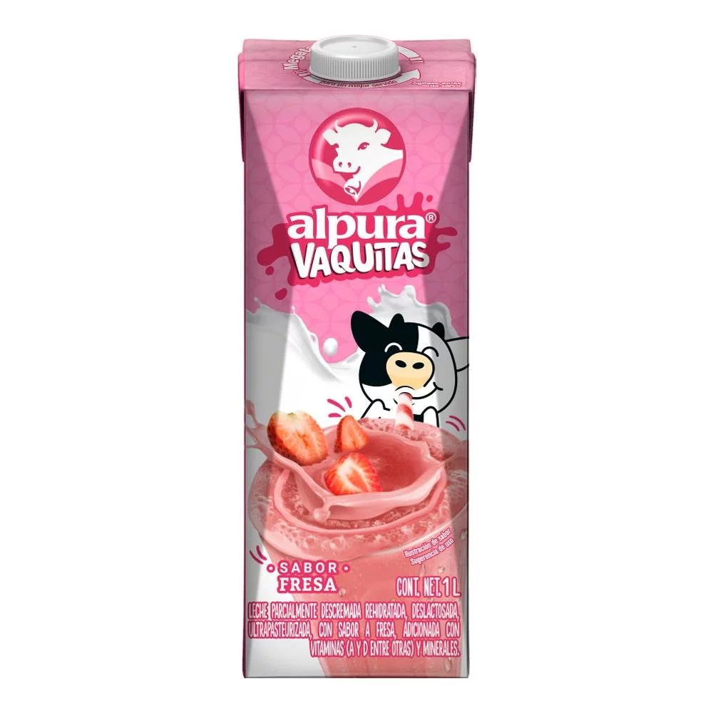 LECHE ALPURA 12/1 FRESA